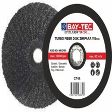 Bay-Tec Turbo Fiber Disk Zımpara 180*22 mm MK0196