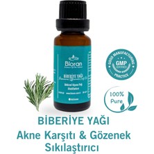 Bioran Biberiye Yağı Saf Bitkisel Uçucu Yağ 20 ml. (Rosmarinus Officinalis Leaf Oil)