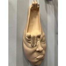 İki Cadı Tasarım Modern Face Soyut Heykel Duvar Dekoru