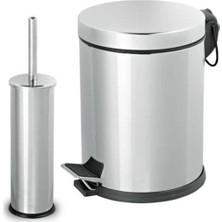 Banyo Seti - 3 Litre (Lt) Çöp Kovası ve Tuvalet Fırçası
