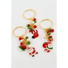 Bijuteri Net 2025 Yılbaşı Kristal Anahtarlık