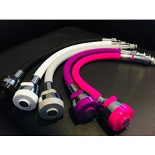 Çerçici Renkli Silikonlu Oynar Başlıklı 2 Fonksiyonlu Spiral Musluk Başlığı