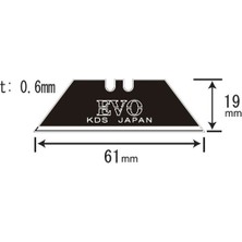 Kds TB-50B SA-12B Trapez Yedek Maket Bıçağı (50 Adet)