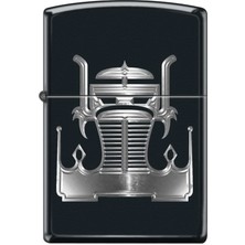 Zippo Crown Truck Grill Black Matte Windproof Çakmak - 49007-00063-MODEL21