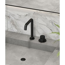 Teska Atlas Arteon Lavabo Bataryası-Full Siyah