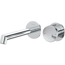 Teska Arte Lavabo Bataryası-Krom