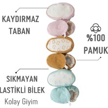 Mama Yoyo Kadife Patik - Kahve - Kaydırmaz Taban