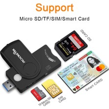 Sge Teknoloji  Usb Sim Kart Kimlik Kartı Banka Kartı Hafıza Kartı Okuyucu