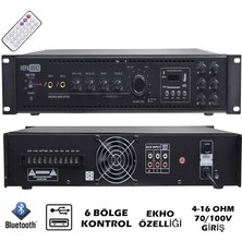 Hepa Merz HM750 - 6 Bölgeli Anfi 750 Watt 6 Zone Mikser Amfi Usb Bluetooth