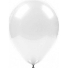 Metalik Beyaz Balon 10'lu Paket