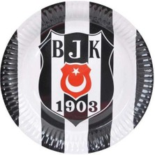 Beşiktaş Karton Tabak 8'li