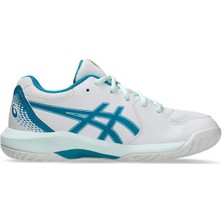 Asics Gel-Dedicate 8 Gs Beyaz/mavi Çocuk Tenis Ayakkabısı