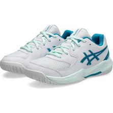 Asics Gel-Dedicate 8 Gs Beyaz/mavi Çocuk Tenis Ayakkabısı