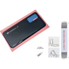 Tkgz Xiaomi Mi 10 T Arka Kapak Cam Siyah + B-7000 - Sökme Aparatı