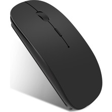 Ata Elektronik Slim PARLAK siyah WIRELESS KABLOSUZ MOUSE FARE MAUS Kablosuz optik fare 2,4Ghz