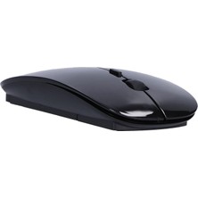 Ata Elektronik Slim PARLAK siyah WIRELESS KABLOSUZ MOUSE FARE MAUS Kablosuz optik fare 2,4Ghz