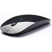 Ata Elektronik Slim İnce MOUSE Piano Black Parlak Siyah Kablosuz Optik Fare Maus 2.4Ghz