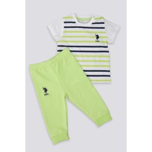 U.S. Polo Assn. Fun Yeşil Bebek T-shirt Takım