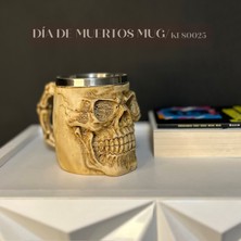 Mukemel Kafatası Kupa Bardak 330 ml ( 3D Skull Mug 330 ml ) Kupalar Çay Veya Kahve