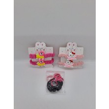 Tokacı Figürlü Lastik Toka Seti Hello Kitty Arabalı Ayıcık