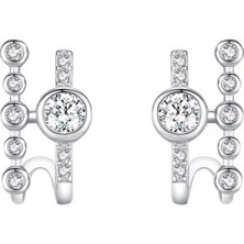 Brezza Lusso Jewelry Timeless Series Stellar Elegance Kadın Gümüş Küpe