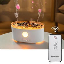 CoverZone Volkan Aromaterapi Difüzör Humidifier Buhar Makinesi Nemlendirici Aroma Terapi Difüzörü 300 ml Kapasiteli 10X17 cm Ev Ofis Spa Oda Nemlendirici BN17 Beyaz