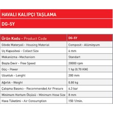 Sappower Dg-5y Havalı Kalıpçı Taşlama