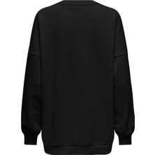 Onldaze L/s Oversıze O-Neck Swt Kadın Siyah Sweatshirt - 15335172