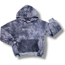Alg Batik Desenli Kapşonlu 3 Ip Cepli Sweat