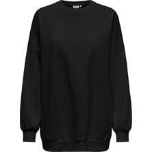 Only Only   Onldaze L/s Oversıze O-Neck Swt Kadın Siyah Sweatshirt - 15335172