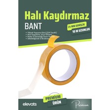 Elevats Premium Halı Kaydırmaz Bant Halı Kilim Sabitleme ve Yapıştırma Bandı