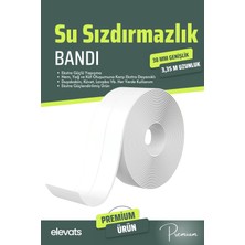 Elevats Premium Su Sızdırmazlık Bandı Beyaz - Kenar Sızdırmalık Bandı