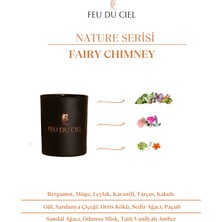 Feu du Ciel Signature Fairy Chimney Bergamot Leylak Sandal Ağacı Kokulu Mum 150 gr