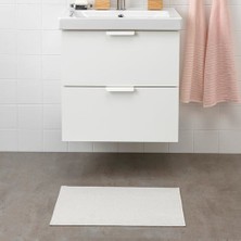 IKEA Fıntsen Beyaz Banyo Paspası 40x60 cm