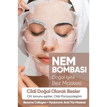 Besame Collagen Provitamin B5 Nem Bombası Kağıt Yüz Maskesi 10'lu Paket