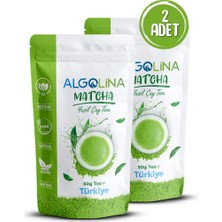 Algolina Matcha Çayı Tozu 50gr (%100 YEŞİL ÇAY) (2 Adet)