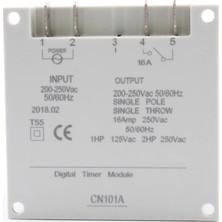 UniChrome Zauss CN101A Programlanabilir Gecikmeli Haftalık 220 V Zaman Rölesi