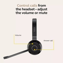 Jabra Evolve 65 Te Kablosuz Stereo Kulaklık Microsoft Teams Sertifikalı