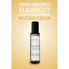 Maru Yoğun Nemlendirici, Yağlı Ve Yapışkan His Bırakmaz, Hızlı Emilir, El Vücut Yüz Losyon Kremi 150ml