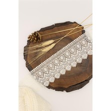 Gül Güpür 70755 - 9 mt Krem