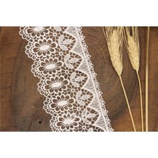 Gül Güpür 1240 - 9 mt Beyaz