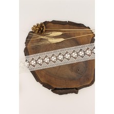 Gül Tül Güpür 5240 - 9 mt Krem