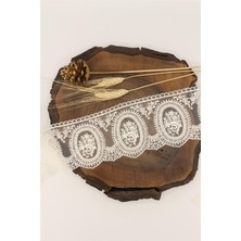 Gül Organze Güpür 70139 - 9 mt Krem