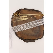 Gül Organze Güpür 70101 - 9 mt Beyaz