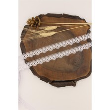 Gül Güpür 3372 - 9 mt Beyaz