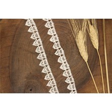 Gül Güpür 1103 - 9 mt Krem