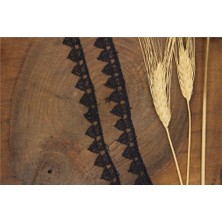 Gül Güpür 1103 - 9 mt Siyah