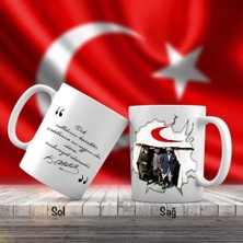 Asilmeydan Mustafa Kemal Atatürk Kızılay Çadırında - Atatürk'ün Sözleri -Kupa Bardak