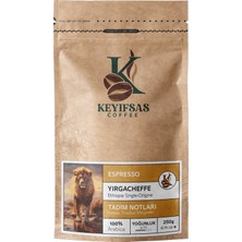 Keyifsas Coffee Espresso Etiyopya Yirgacheffe Kahvesi 250 gr