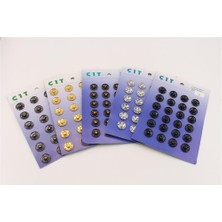 Gül Çıtçıt Kartlı No 26 - STD Opak Siyah